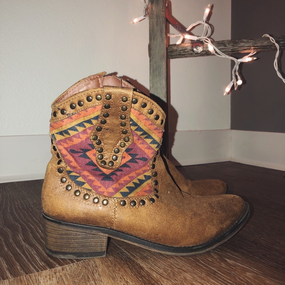 Western style booties